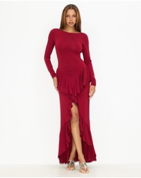 Dazie - Lulu Frill Maxi Dress
