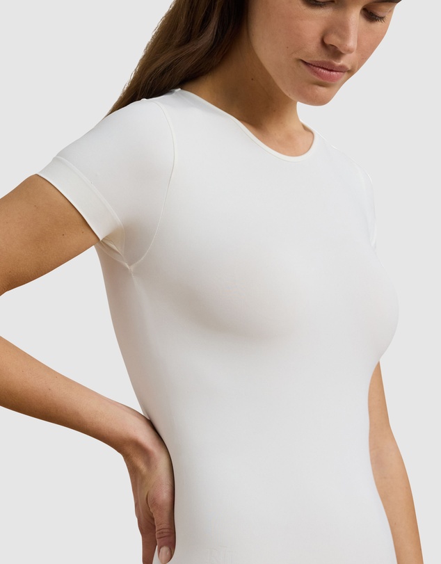 Lauren by Ralph Lauren - Luxe Smoothing Seamless Short Sleeve T-Shirt Bodysuit