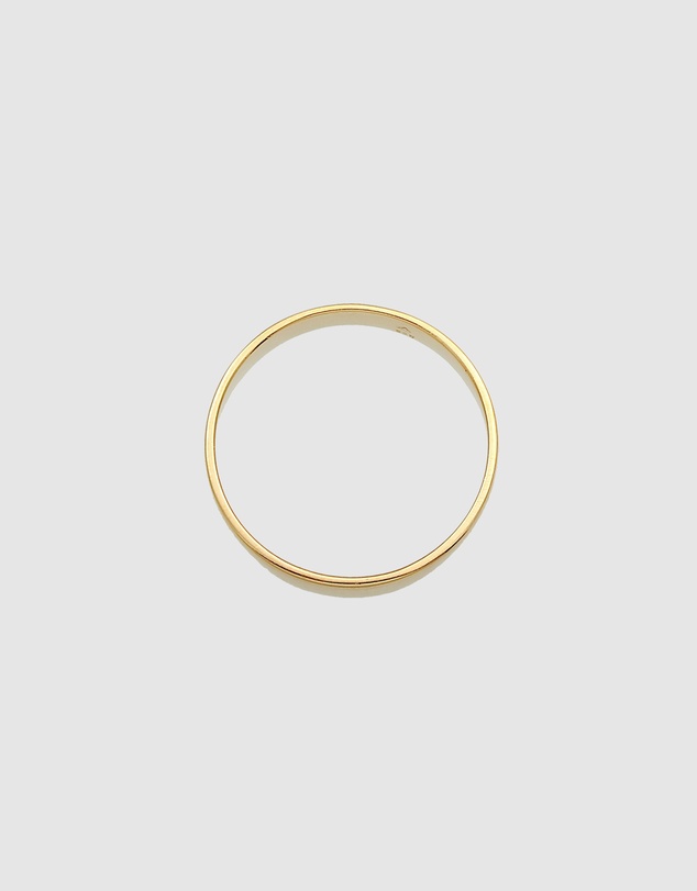 Kuzzoi - ICONIC EXCLUSIVE - Classic Band Ring in Gold-Plated 925 Sterling Silver