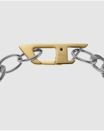 Diesel - Steel Silver-Tone Bracelet