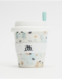 itti bitti - Reusable Baby Cino Cup With 2 Straws - Spanner