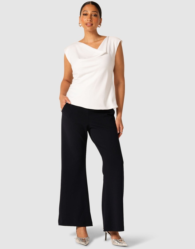 SACHA DRAKE - Cowl Bias Top