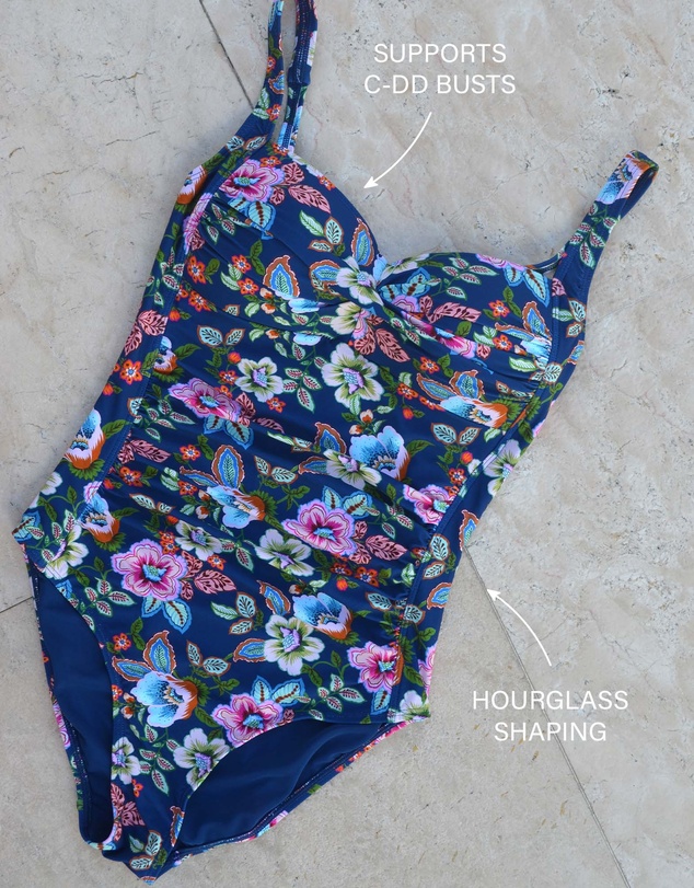 Nip Tuck Swim - Garden Gate Joanne Multifit Ruched Front One Piece
