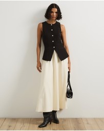 Atmos&Here - Brianna Waistcoat Midi Dress