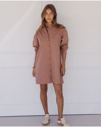 ALEXANDRA - Jett Mini Dress Mahogany