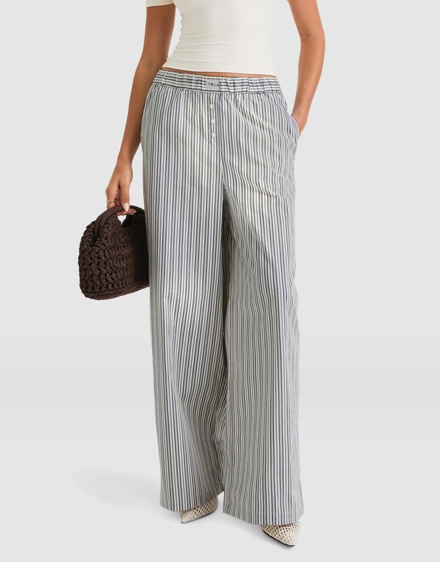 TALA - Poplin Wide Leg Trousers