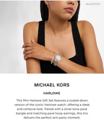 Michael Kors - Harlowe Silver Analogue Watch