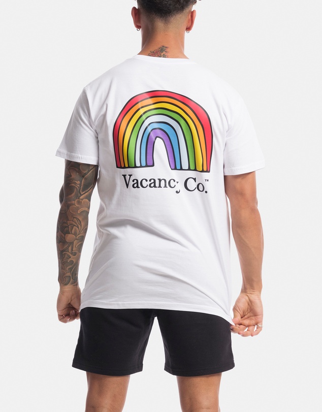 Vacancy Co - Hand-drawn Rainbow Tee