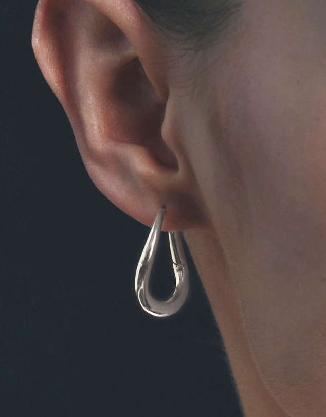 SAINT VALENTINE - Verso Hoops - Silver
