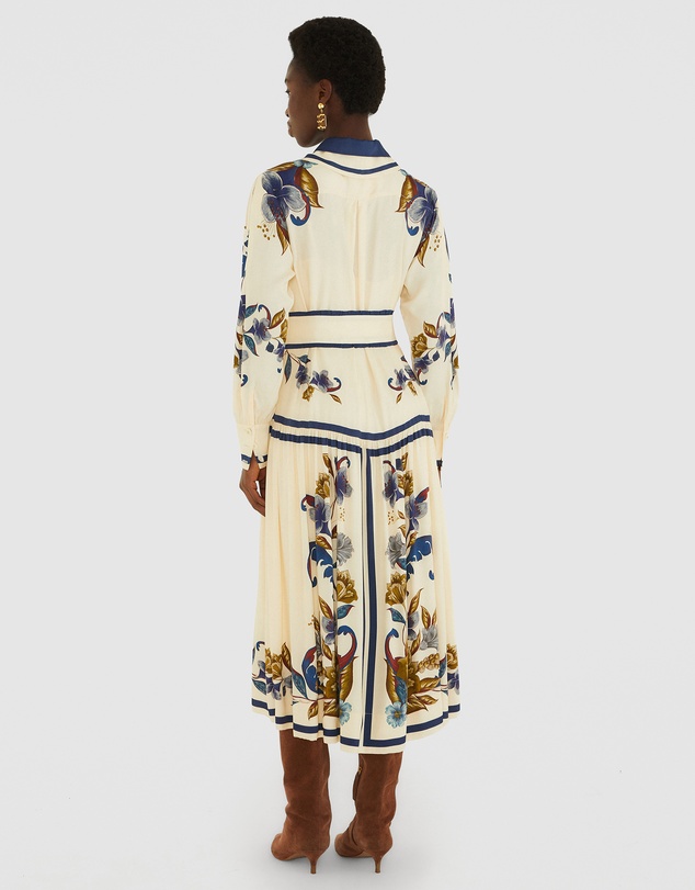 Farm Rio - Golden Nature Belt Midi Dress