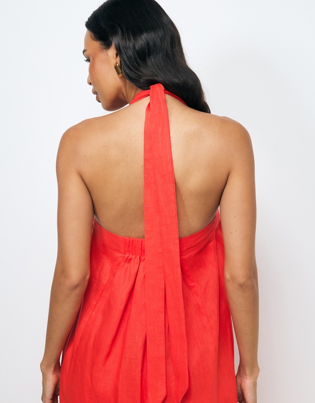 AERE - Dovie Linen Maxi Dress