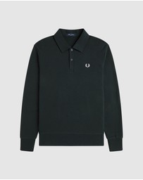 Fred Perry - Pique Collard Sweatshirt