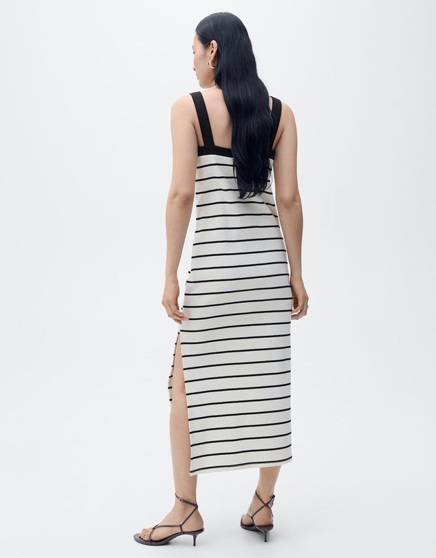 M.N.G - Tena Striped Midi Dress