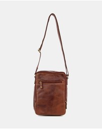 Pierre Cardin - Pierre Cardin Rustic Leather Cross Body Bag