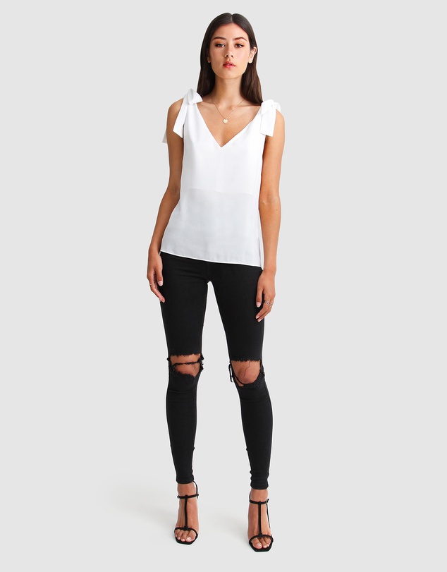 Belle & Bloom - Feel For You V-Neck Top