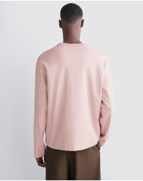COS - Relaxed Jersey Interlock LS T-Shirt