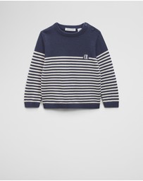 Country Road - Stripe Country Road Logo Knit