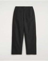 COS - Pima Cotton Barrel-Leg Trousers