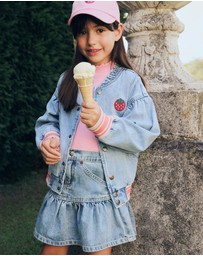 Huxbaby - Dreamy Denim Frilly Skirt - Kids