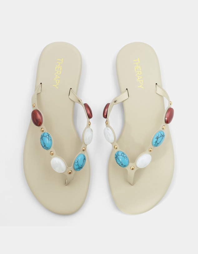 Therapy - Barth Gemstone Thong Sandal