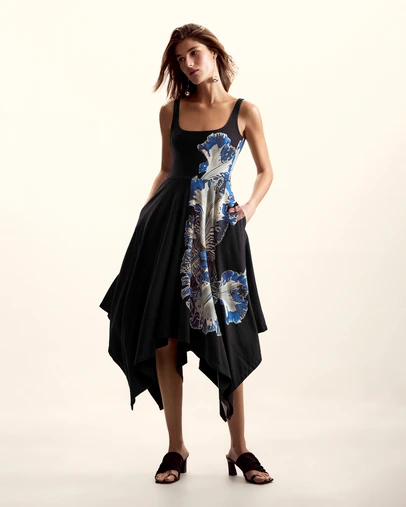 Desigual - Asymmetric strappy dress