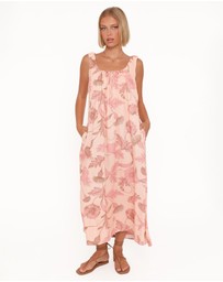 Petal & Pup - Bowman Maxi Dress - Pink Floral