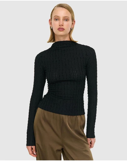 Staple the Label - Drew High Neck Top