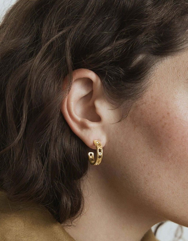MIMCO - Amulet Hoop Earring