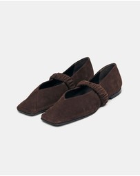 Alohas - Lautan Leather Ballet Flats - Women's