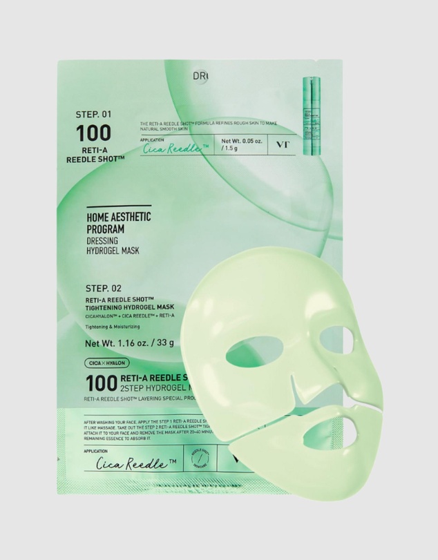 VT COSMETICS - Reti-A Reedle Shot 100 2 Step Hydrogel Mask