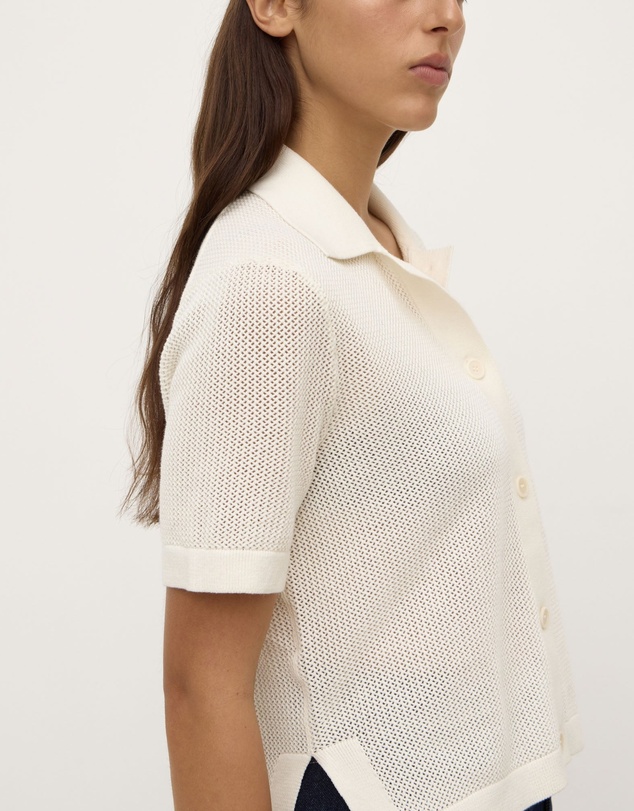 Revibe - Repaired Assembly Label Cotton Womens Shirts S/S
