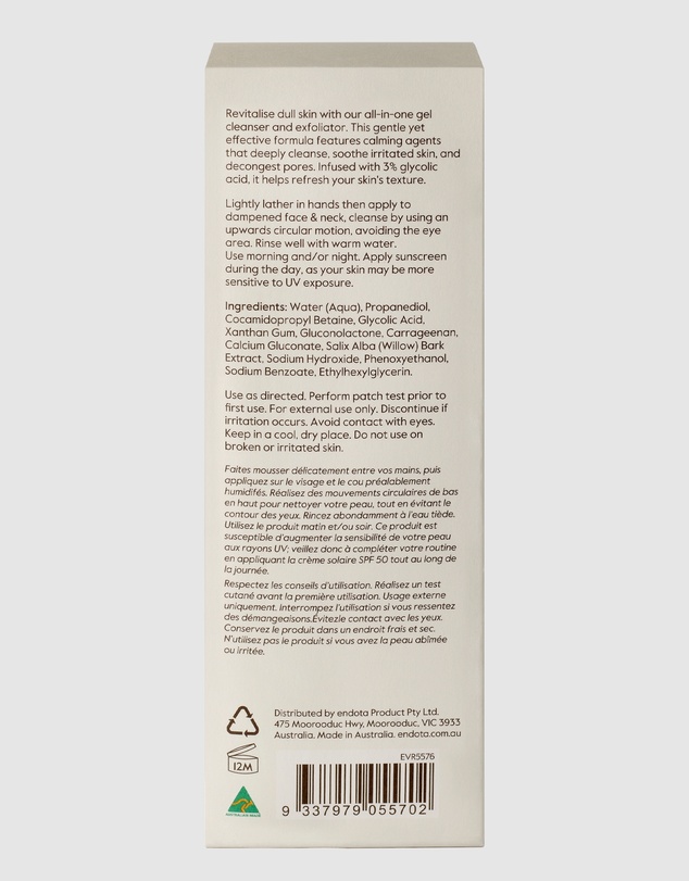 Endota - Performance+ AHA Renewal Cleansing Gel