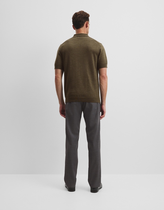 Country Road - Australian Merino Short Sleeve Trophy Knit Polo