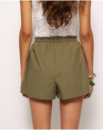 AERE - Harper Cotton Shorts