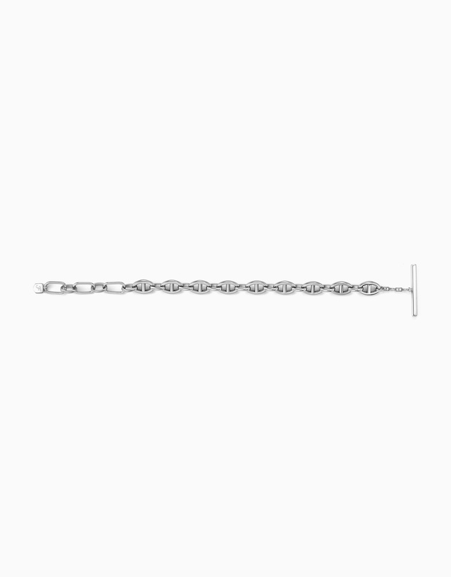 Fossil - Heritage Silver Tone Bracelet
