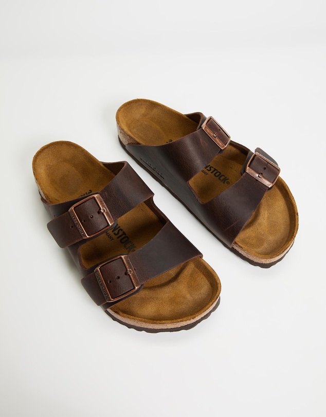 Birkenstock - Unisex Arizona Oiled Leather Regular Sandals