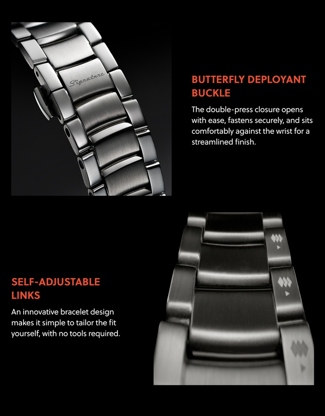 Fossil - Signature CS-1 Silver Tone Analogue Watch