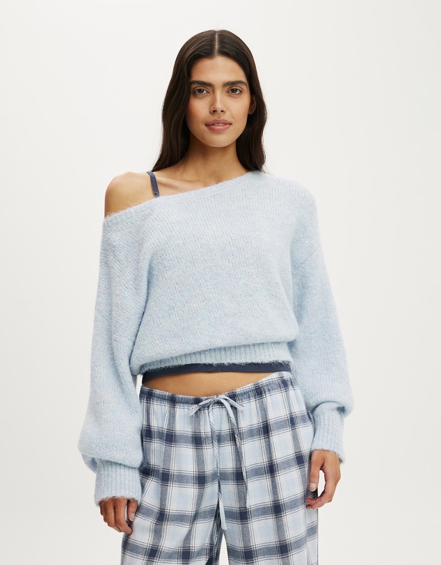 Cotton On Body - Fluffy Off The Shoulder Knit