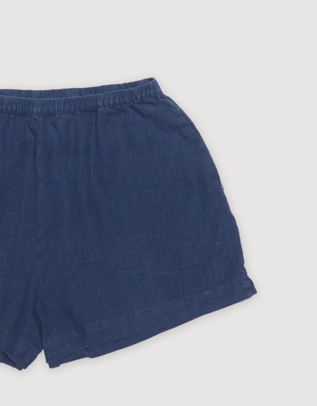 Revibe - Repaired Assembly Label Linen Relaxed Short