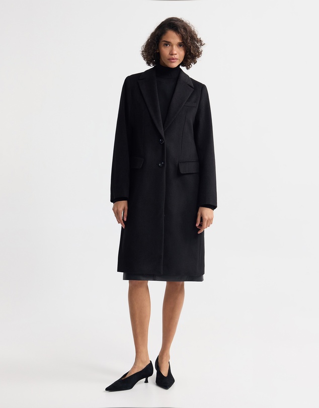 Oxford - Ruby Wool Rich Tailored Overcoat