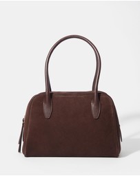 & Other Stories - Suede Bowling Bag