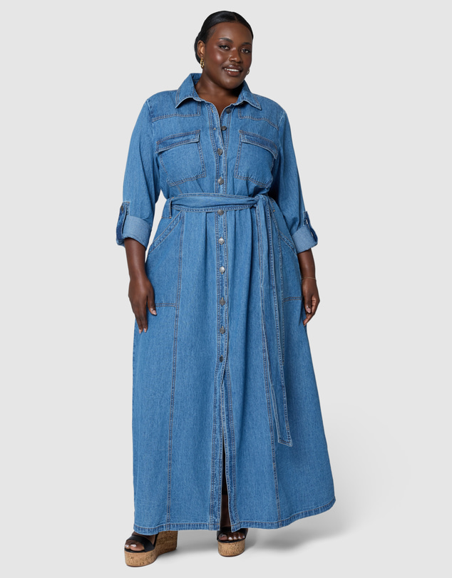 Indigo Tonic - Zara Chambray Maxi Dress