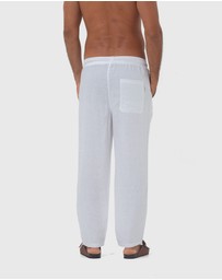 Coast Clothing - St Tropez Linen Pants - White