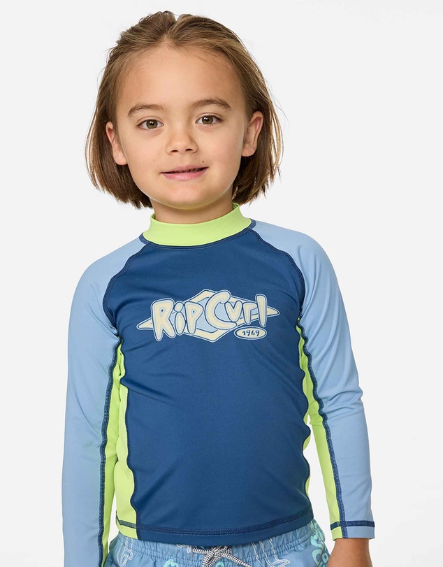Rip Curl - Ride The Wave UPF Long Sleeve Rash Vest - Kids