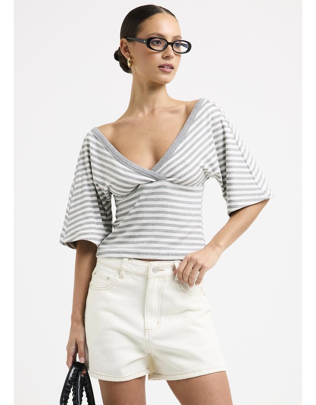 Insight - Andre Plunge V Neck Top