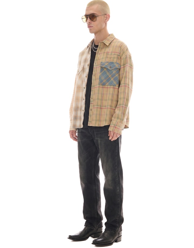 THE TALES - Half n Half Teddy Western Shirt