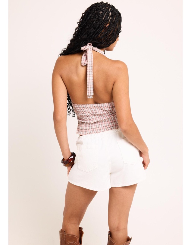 Insight - Juno Shirred Plunge Top