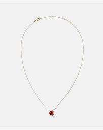 Daniel Wellington - Audrey Necklace Red Agathe