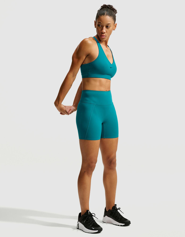 Nike - Universa High-Waisted 5in Biker Shorts with No Front Seam