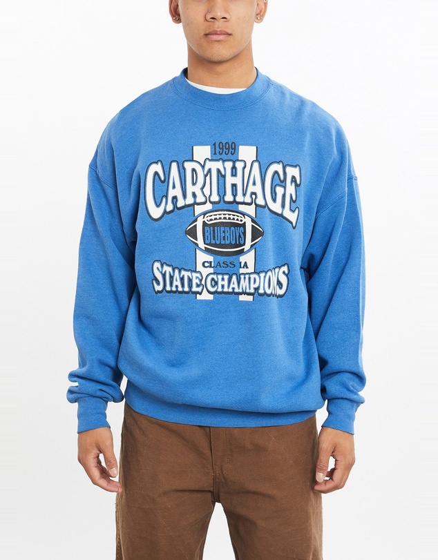Vintage by The Real Deal - Pre Loved - Vintage 1999 Carthage State Champions Sweatshirt